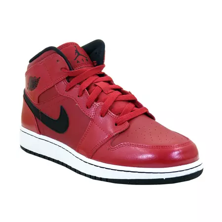 Air Jordan 1 Mid Bg Menino "Bulls" (602/rojo/negro/blanco)