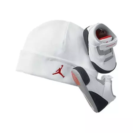 Jordan 3 Retro Gift Pack Bebê (120/blanco/negro/rojo)