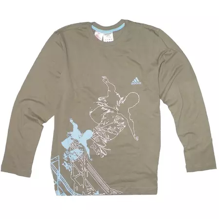 Adidas M/L Skate Jumpers Ls Tee kids (Kaki)