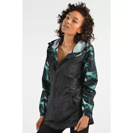 K1X Oahu Parka Woman´s (black/tropical)