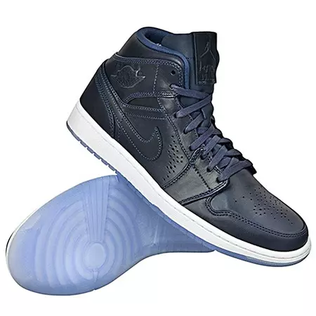 Air Jordan 1 Mid Nouveau "Navy" (401/navy/blanco)