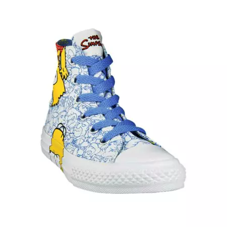 Converse Chuck Taylor High Simpson Menino/Meninas (199/blanco/azul)