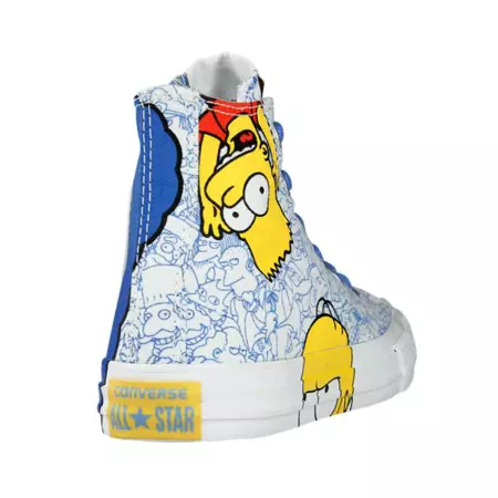 Converse Chuck Taylor High Simpson Menino/Meninas (199/blanco/azul)