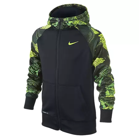 Kobe Sudadera Menino/Menina Performance Full-Zip (010/negro/voltio)