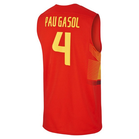 Nike Logo Spain Replica Pau Gasol (600/red/yelow)
