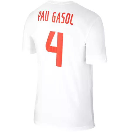Nike Logo Spain Replica Jersey Pau Gasol #4# (100/white)