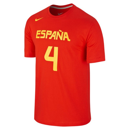 Nike Logo Spain Replica Jersey Pau Gasol #4# (600/red)