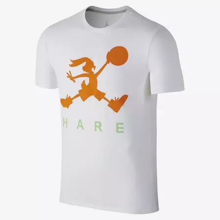 Camiseta Jordan Jump Bunny WB Air (100/blanco/naranja/verde)
