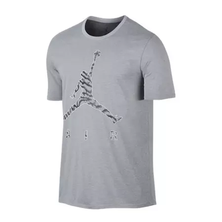 Men's T-Shirt Jordan Jumpman Air Burnout (013/wolf grey/black)