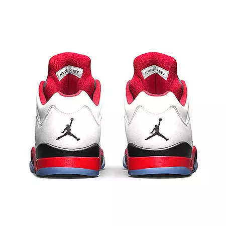 Air Jordan Retro 5 Low "Fire Red" (101/white/fire red/black)