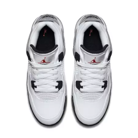 Air Jordan 4 Retro Og Bg "White Cement" (192/white/red/black)