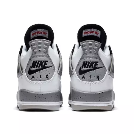 Air Jordan 4 Retro Og Bg "White Cement" (192/white/red/black)