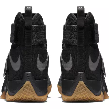 LeBron Soldier 10 SFG "Black Gum" (009/black/mtlc dark grey/gum yellow)