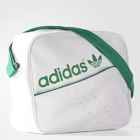 Adidas Originals Bolso Airliner Perforated (blanco/verde)