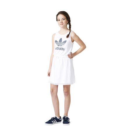 Adidas Originals Junior Girls Dress Tenis (white)