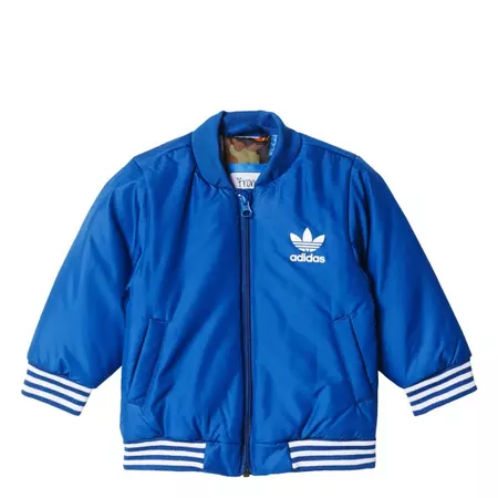 Adidas Originals Basketball Jacket Infant (blue/white)