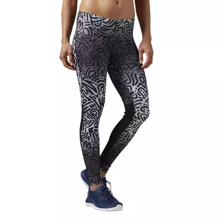Reebok Running Essentials Ombre Tight (Ash Grey)