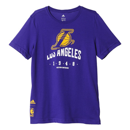 Adidas NBA Basics L.A Lakers Kids Tee (purple/yellow)