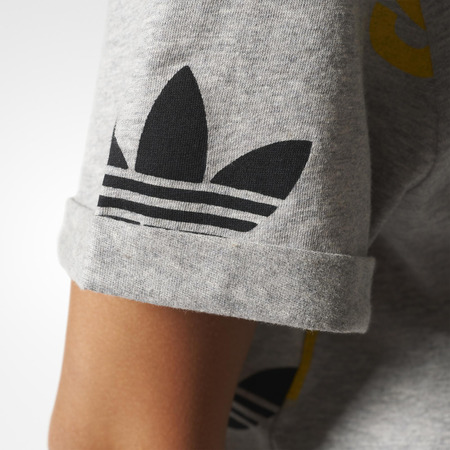 Adidas Originals Tee Dress "Lettering" (grey)
