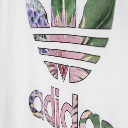 Adidas Originals Train Cuff Trefoil Floral Tee (white)