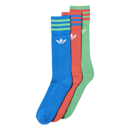Adidas Originals Classic Solid Crew Sock 3PP (blue/lime/redsolar)