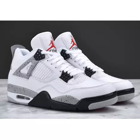 Air Jordan 4 Retro "Cement" (192/white/fire red/black)