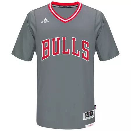 Camiseta Réplica Jersey NBA Chicago Bulls (gris/rojo/blanco)