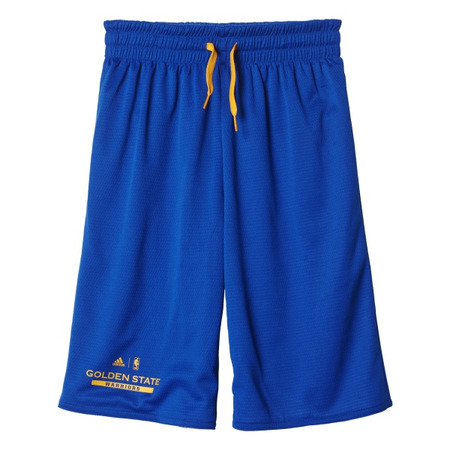 Adidas NBA Youth Winter Hoops Rev Short Golden State Warriors (azul/amarillo/blanco)