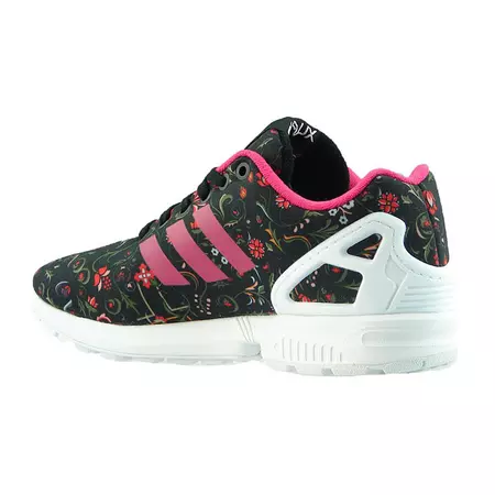Adidas Originals Mulheres ZX Flux "Flower" (negro/rosa)