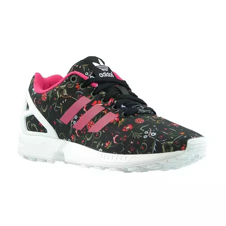 Adidas Originals Mulheres ZX Flux "Flower" (negro/rosa)