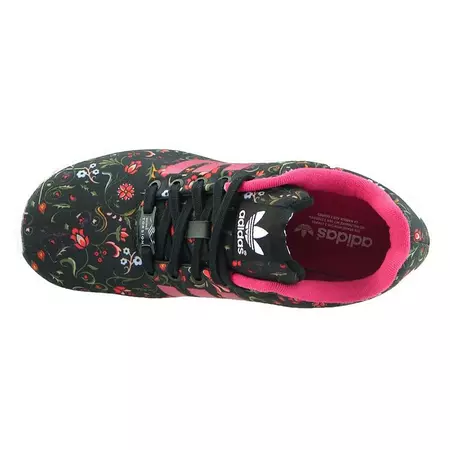 Adidas Originals Mulheres ZX Flux "Flower" (negro/rosa)