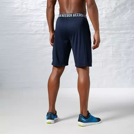 Reebok Short Homem Workout Ready Poly Train (marino)