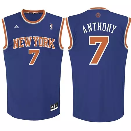 Adidas Camiseta Réplica Carmelo Anthony Knikcs (blue/orange)