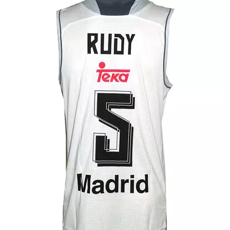 Camiseta Rudy #5# Real Madrid Basket 2015-2016 (blanco/gris)