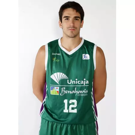 Camiseta Unicaja Málaga ACB 1ª Equipación (verde/morado/blanco)