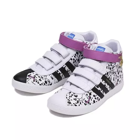 Adidas Gazelle 101 Dalmatas Mid Kids Girls (branco/preto)