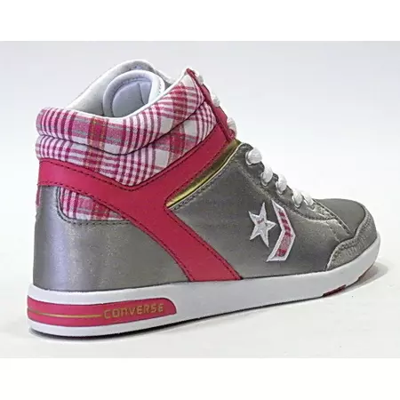 Converse Lady Wapon 86 Hi (plata/rosa)