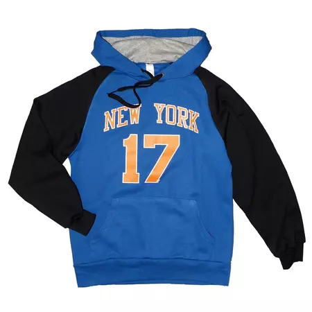 Hoodie Basic New York Nº 17 (royal/black)