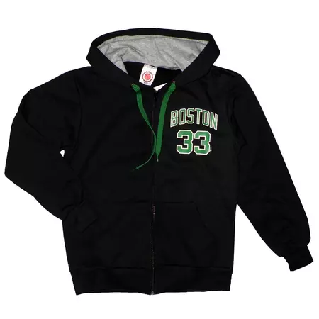 Hooded Full-Zip Unissex Basic Bonton Nº 33 (black)
