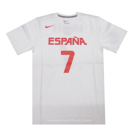 Nike Logo Spain Replica Jersey Navarro #7# (101/white)
