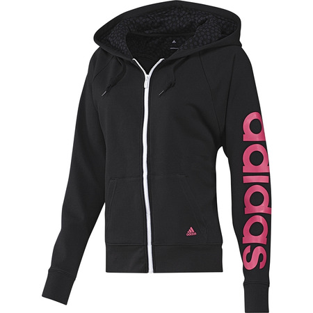 Adidas Reload Full Zip Hoodie Woman´s (preto/rosado)