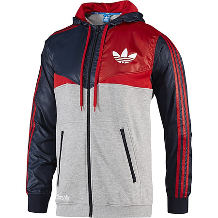 Adidas Original Colorado Zip Hoodie Men´s (grey/navy/red)