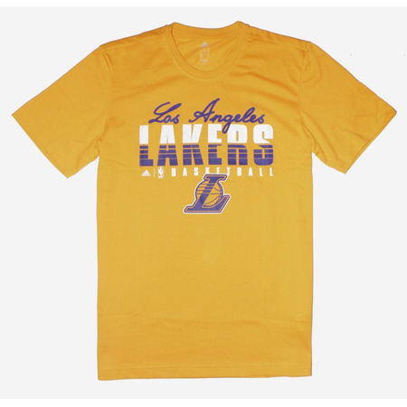 Adidas NBA Lakers Fan Winter Tee Men´s (Yellow/white/purple)