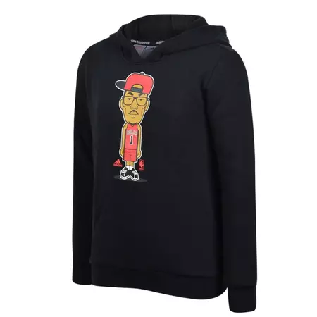 Adidas Sudadera NBA Menino Graphic Geek Bulls (negro/rojo)