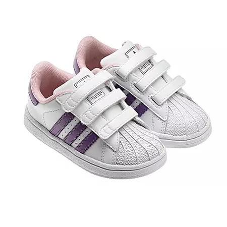 Adidas Superstar 2 CF Inf (white/purple/pink)(20-27)