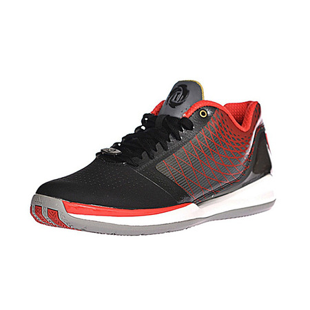 Adidas Derrick Rose "Englewood" (negro/rojo/blanco/gris)