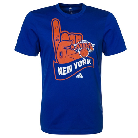 Adidas NBA Knicks New York Full Tee Men´s (blue/orange)