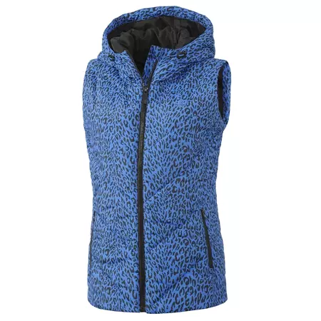 Adidas Leopard Padded Vest Women's (preto/azul)
