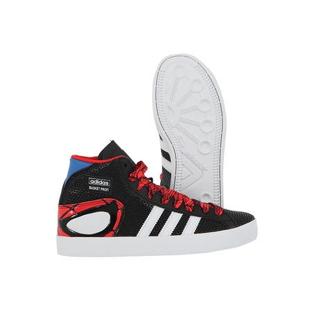 Adidas Basketprofi Spider Kids (pret/branco/vermelho)