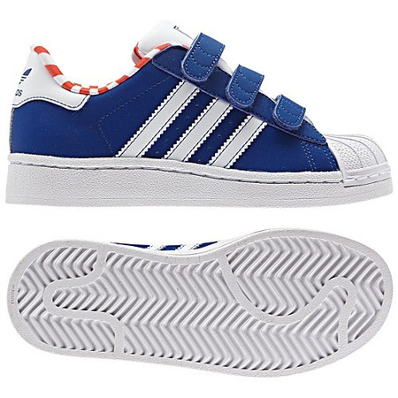 Adidas Superstar 2 CF Infant (azul/branco)